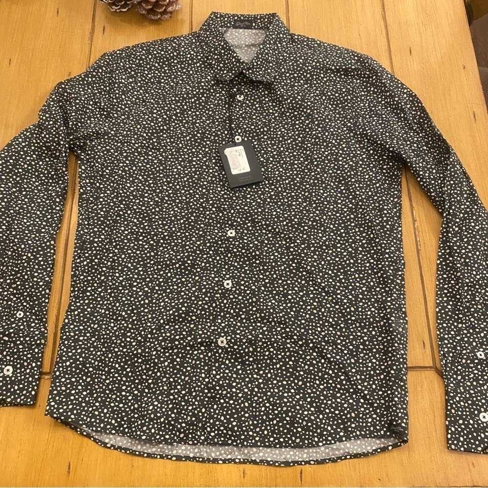 Men’s Long Sleeve Button Down Cotton Lightweight Business Casual Going Out New M - Picture 12 of 12